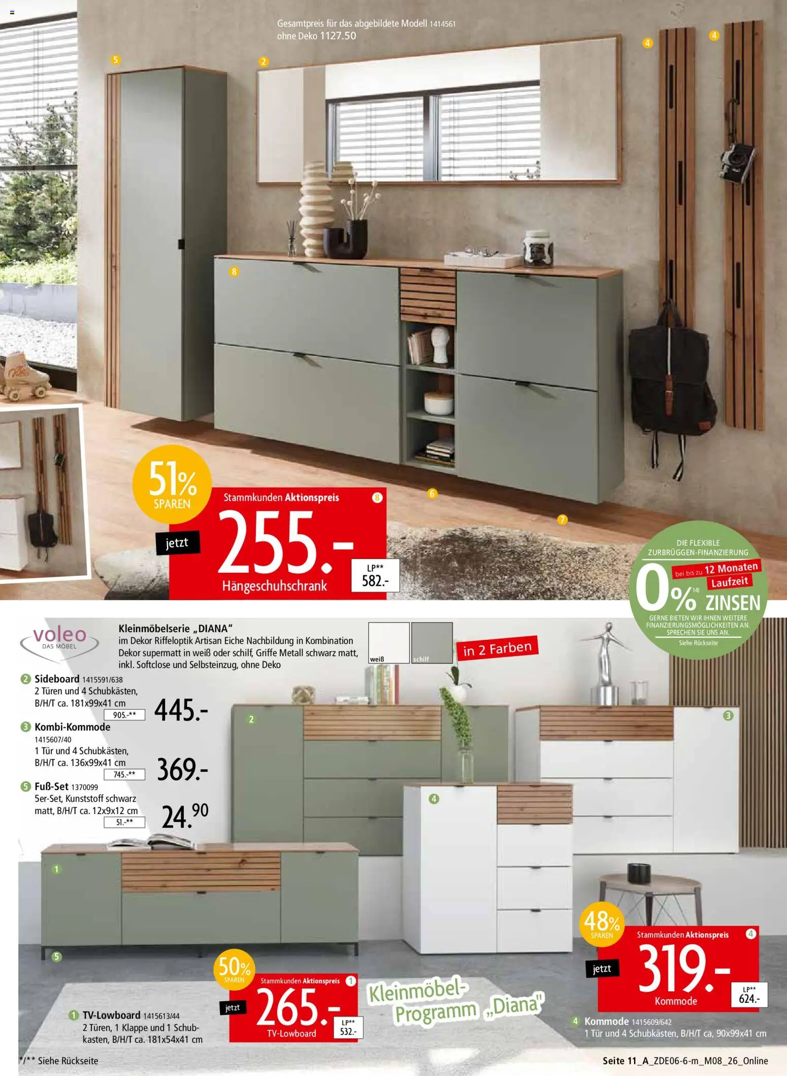 Zurbrüggen Mitnahme Möbel – gültig ab 13.06.2026 | Seite: 19 | Produkte: Sideboard, Kommode, Tür