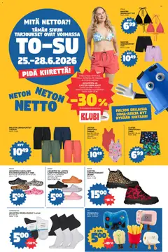 Tokmanni-mainoslehti voimassa 22/06/2026 alkaen | Sivu: 11 | Tuotteet: Uimahousut, Uimashortsit, Uimapuku, Sandaalit