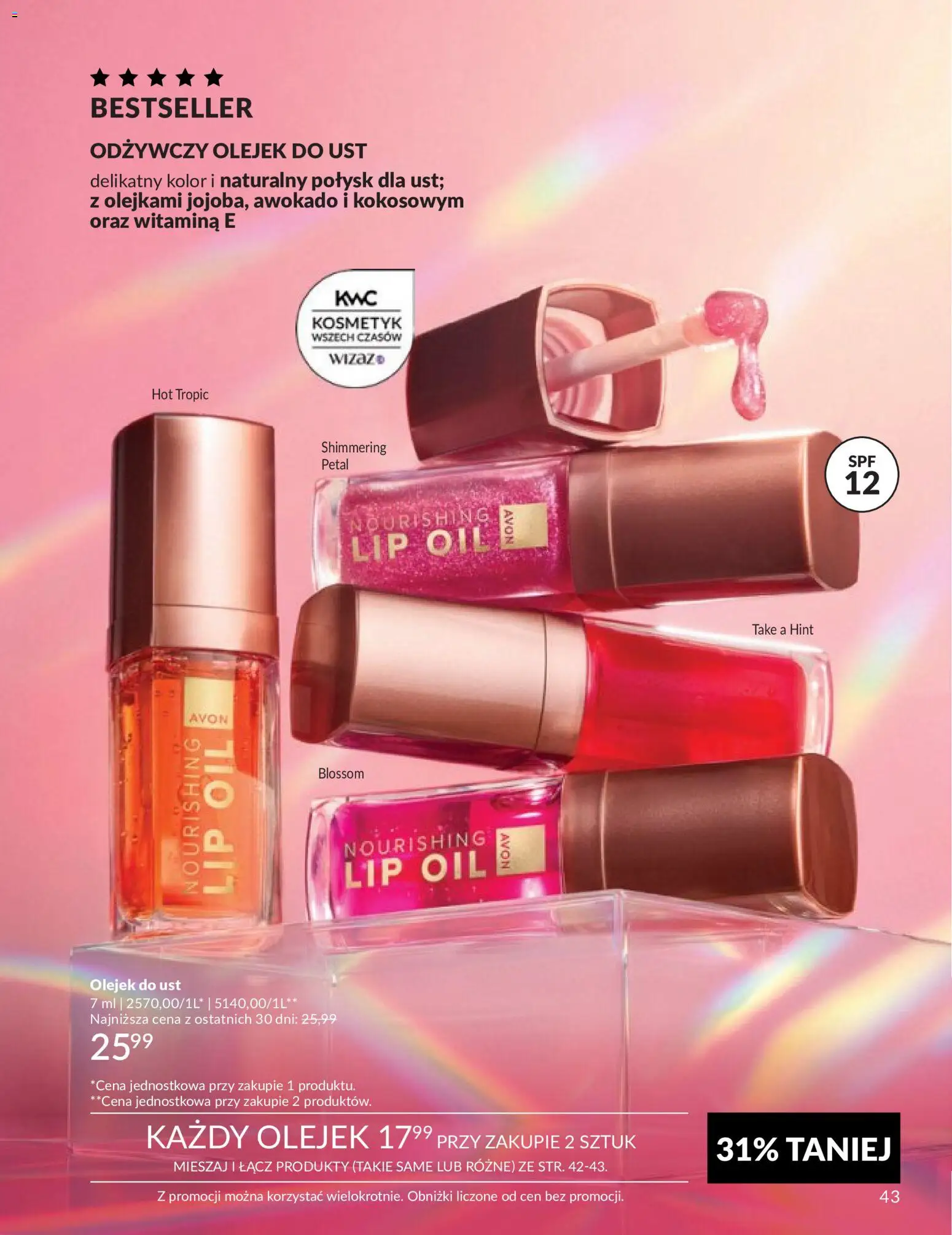 Avon Katalog 9 2026 od 01.09.2026 | Strona: 43 | Produkty: Awokado