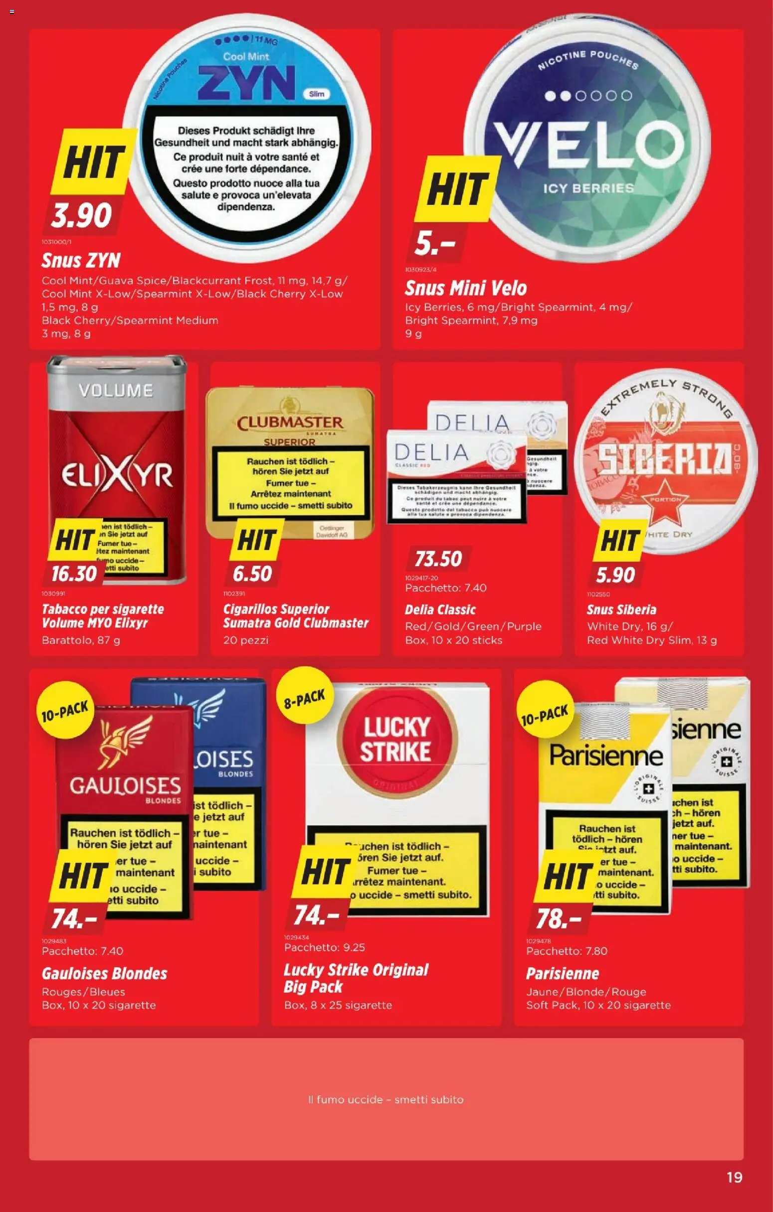 Denner aktionen IT – gültig ab 21.05.2026 | Seite: 19 | Produkte: Rouge