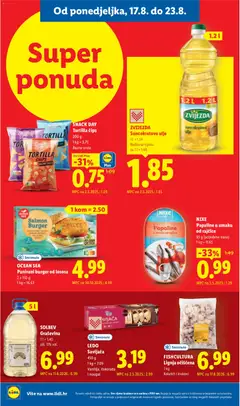 ZVIJEZDA Suncokretovo ulje, 1L Sunceokretovo ulje - Pregled kataloga iz trgovine Lidl, vrijedi od 17.08.2026 | Stranica: 8