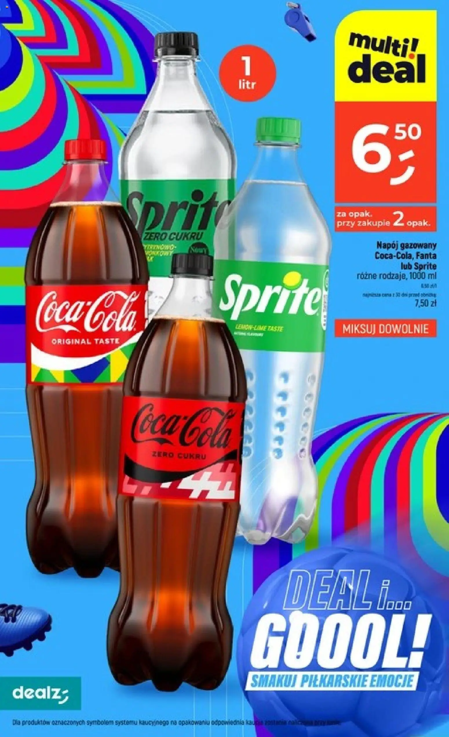 Dealz gazetka od 16.07.2026 | Strona: 32 | Produkty: Coca Cola zero, Sprite, Coca cola