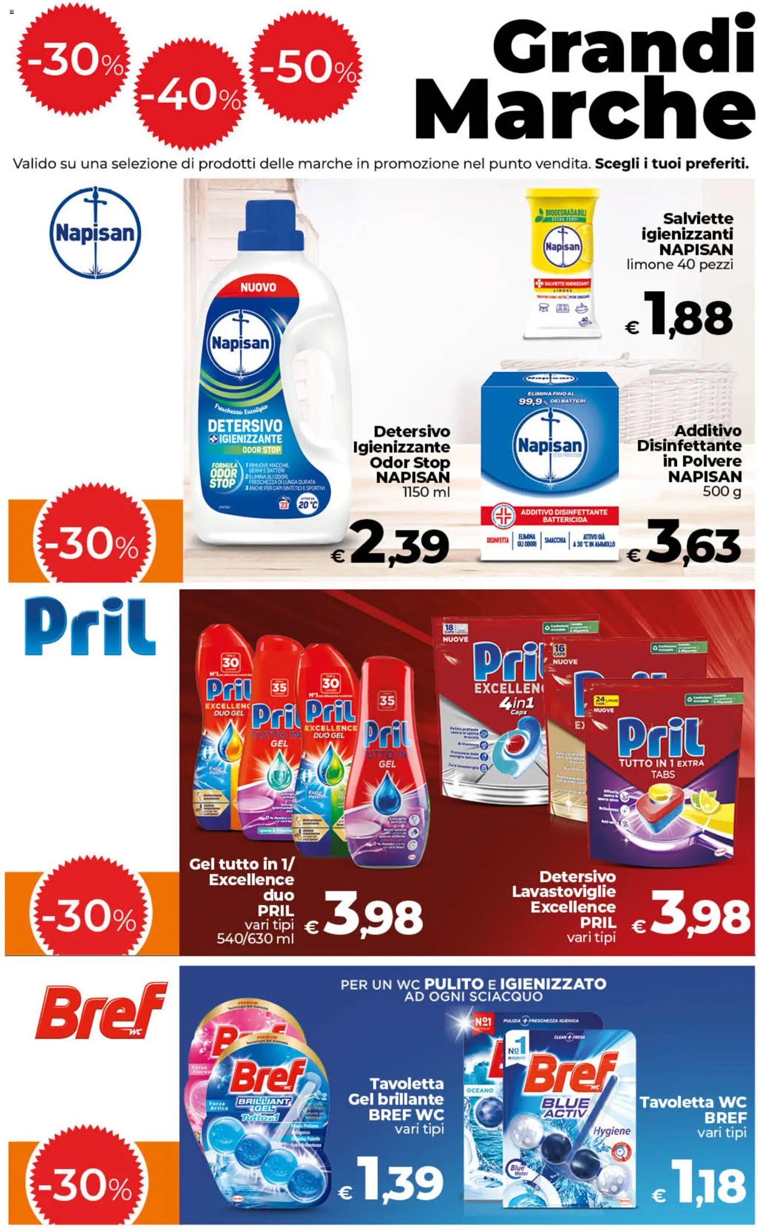 Volantino COOP del 18.06.2026 | Pagina: 11 | Prodotti: Tavoletta wc, Limone, Lavastoviglie, WC