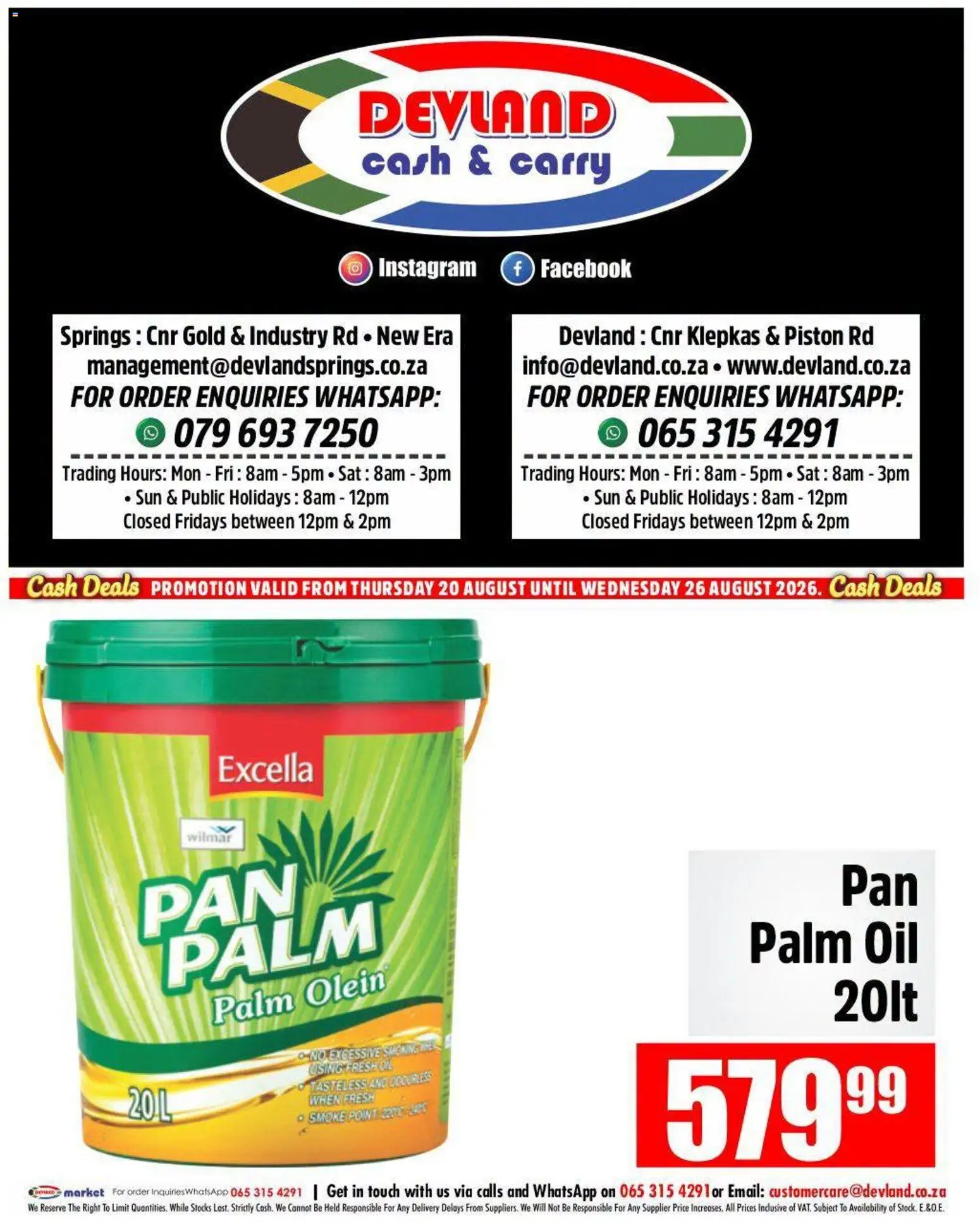 New Devland catalogue – valid from 20/08/2026 | Page: 10 | Products: Oil