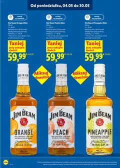 Pogląd oferty "Jim Beam Orange, likier, 700 ml, napój spirytusowy / spirit drink with notes of oak and caramel" - ważna od 04.05.2026 | Strona: 13 | Produkty: Jim Beam