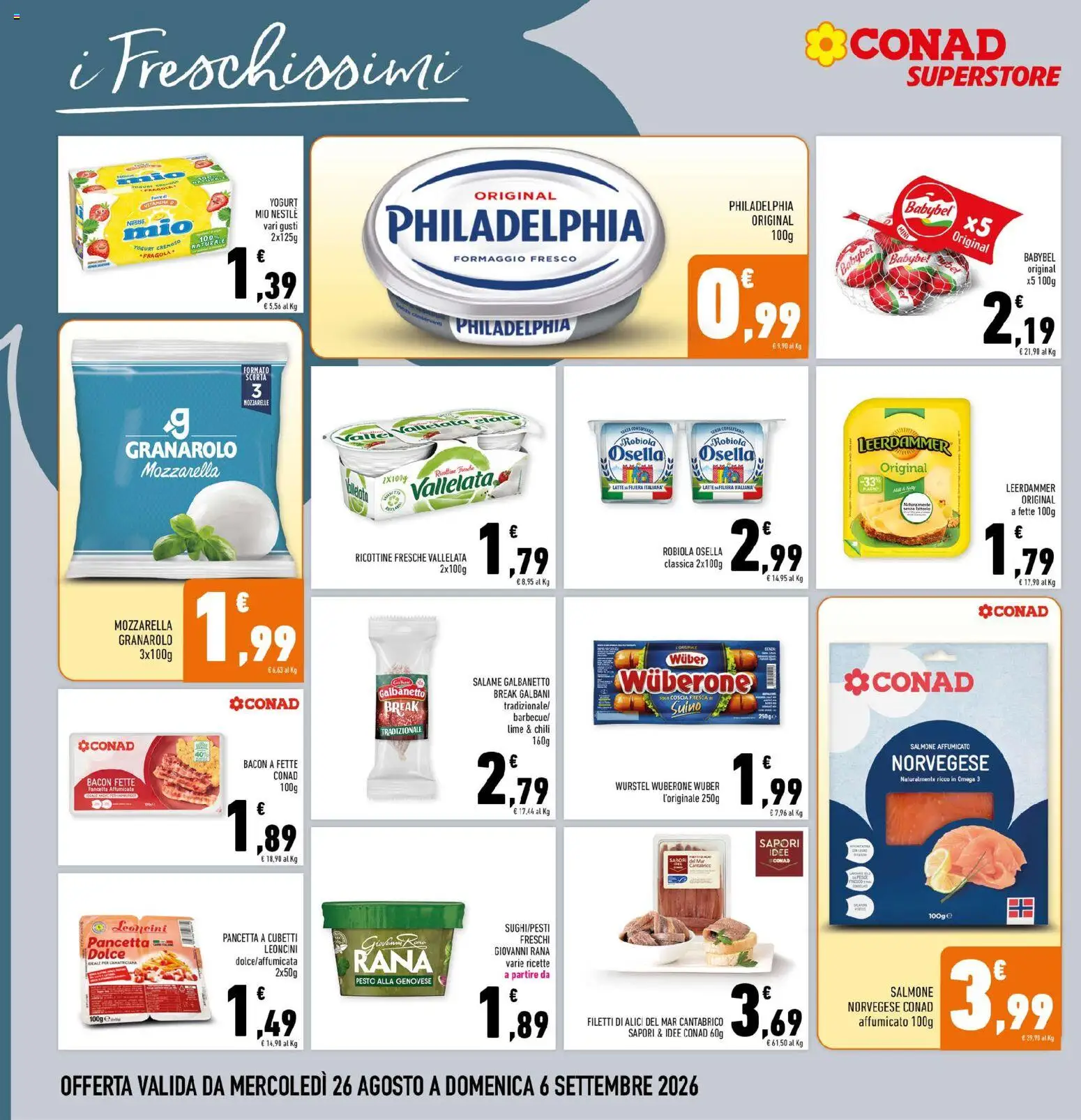 Volantino Conad del 26/08/2026 | Pagina: 10