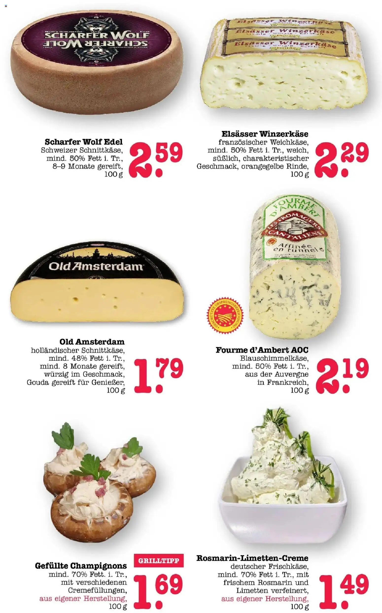 E center Prospekt Sinzheim – gültig ab 13.07.2026 | Seite: 11 | Produkte: Limetten, Gouda, Champignons