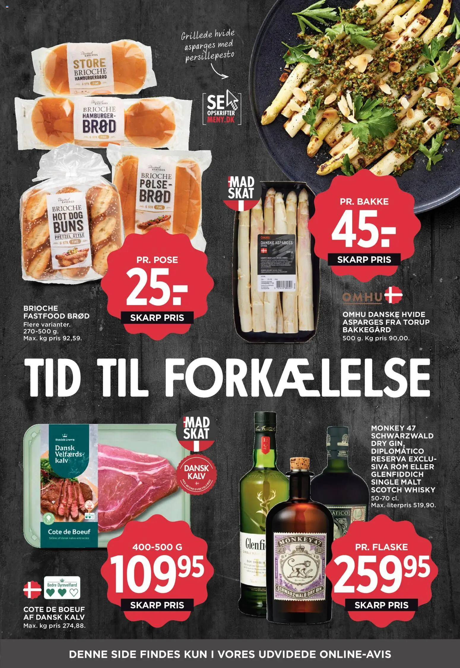 Meny tilbudsavis – gyldig fra 29.05.2026 | Side: 21 | Produkter: Brød, Gin, Rom, Asparges