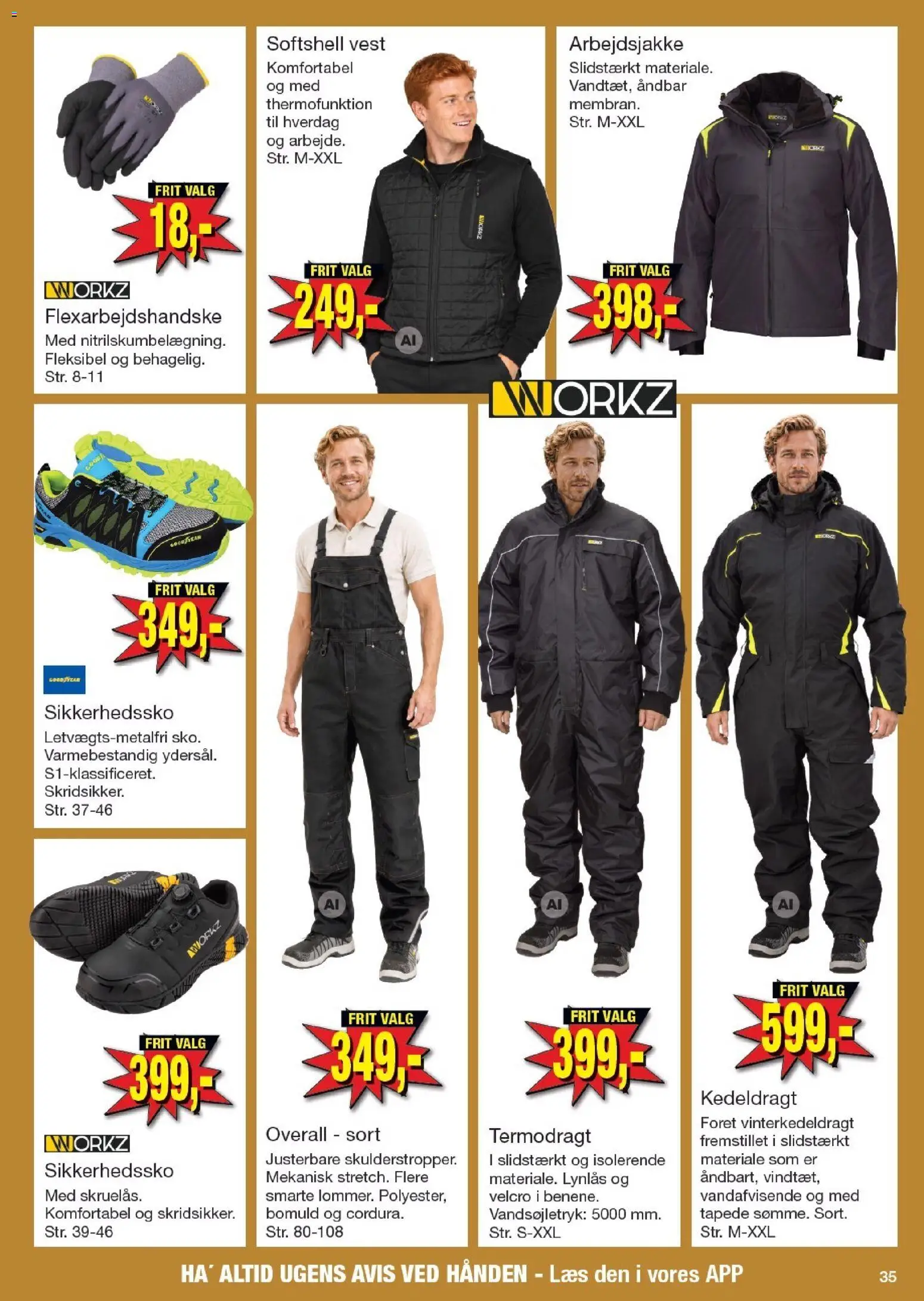 Harald Nyborg tilbudsavis – gyldig fra 22/10/2026 | Side: 41 | Produkter: Vest, Overall, Søm
