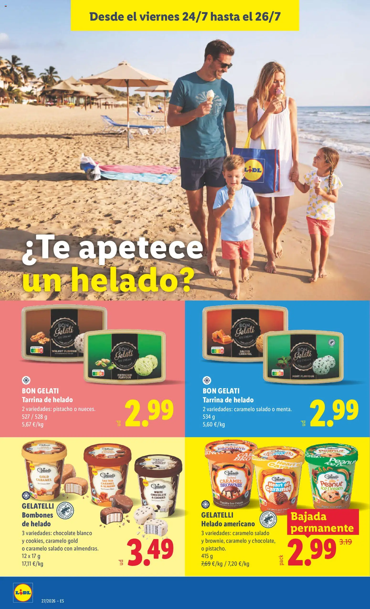 Lidl folleto │ válido desde el 20/07/2026 | Página: 32 | Productos: Chocolate, Chocolate blanco, Helado