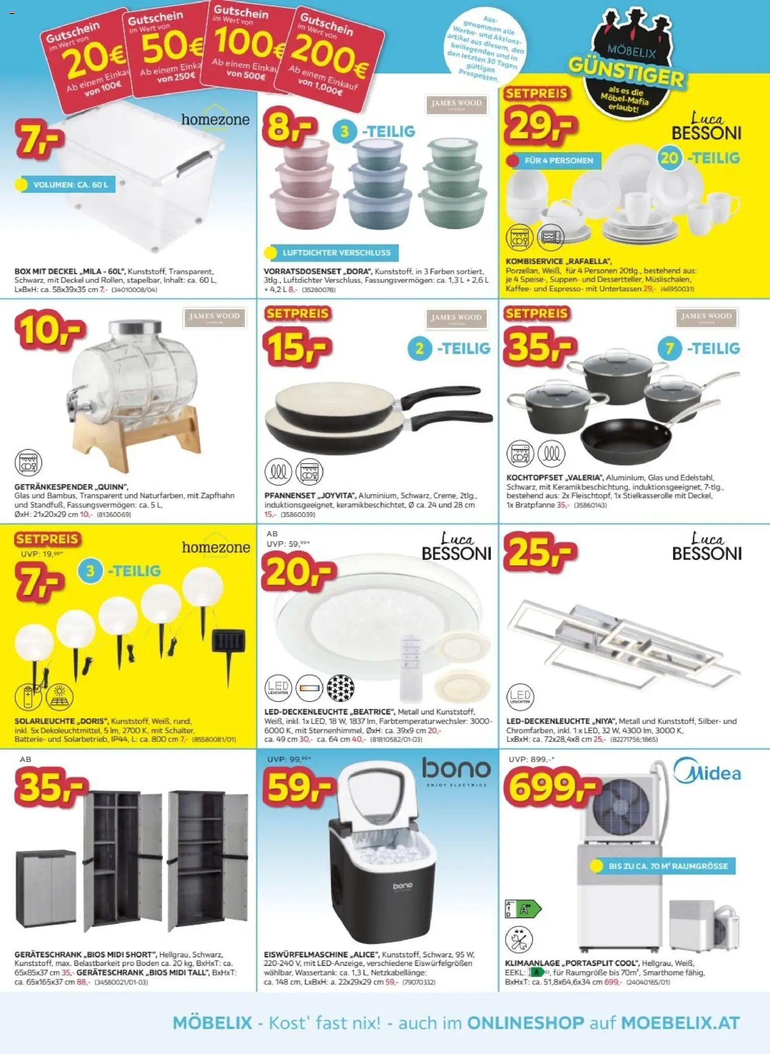 Möbelix Angebote gültig ab 01.06.2026 | Seite: 7 | Produkte: Klimaanlage, Box, Batterie, Kaffee