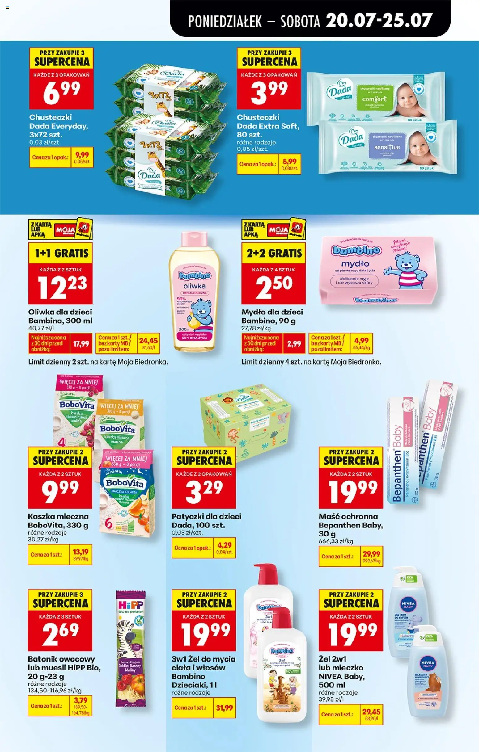 Biedronka Polsko leták od 20.07.2026 | Strana: 77 | Produkty: Mýdlo, Cd, Bepanthen, Panthenol