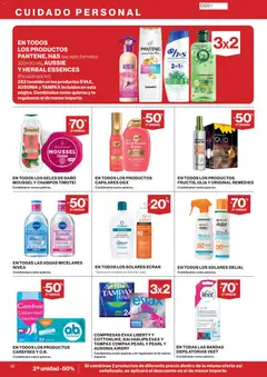 Vista previa Hipercor catálogo válido desde el 30/07/2026 | Página: 32 | Productos: Agua micelar, Salvaslips, Té, Γλυφιτζούρι