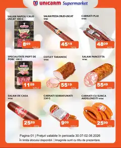 Ofertele Unicarm valabile de la 30.07.2026