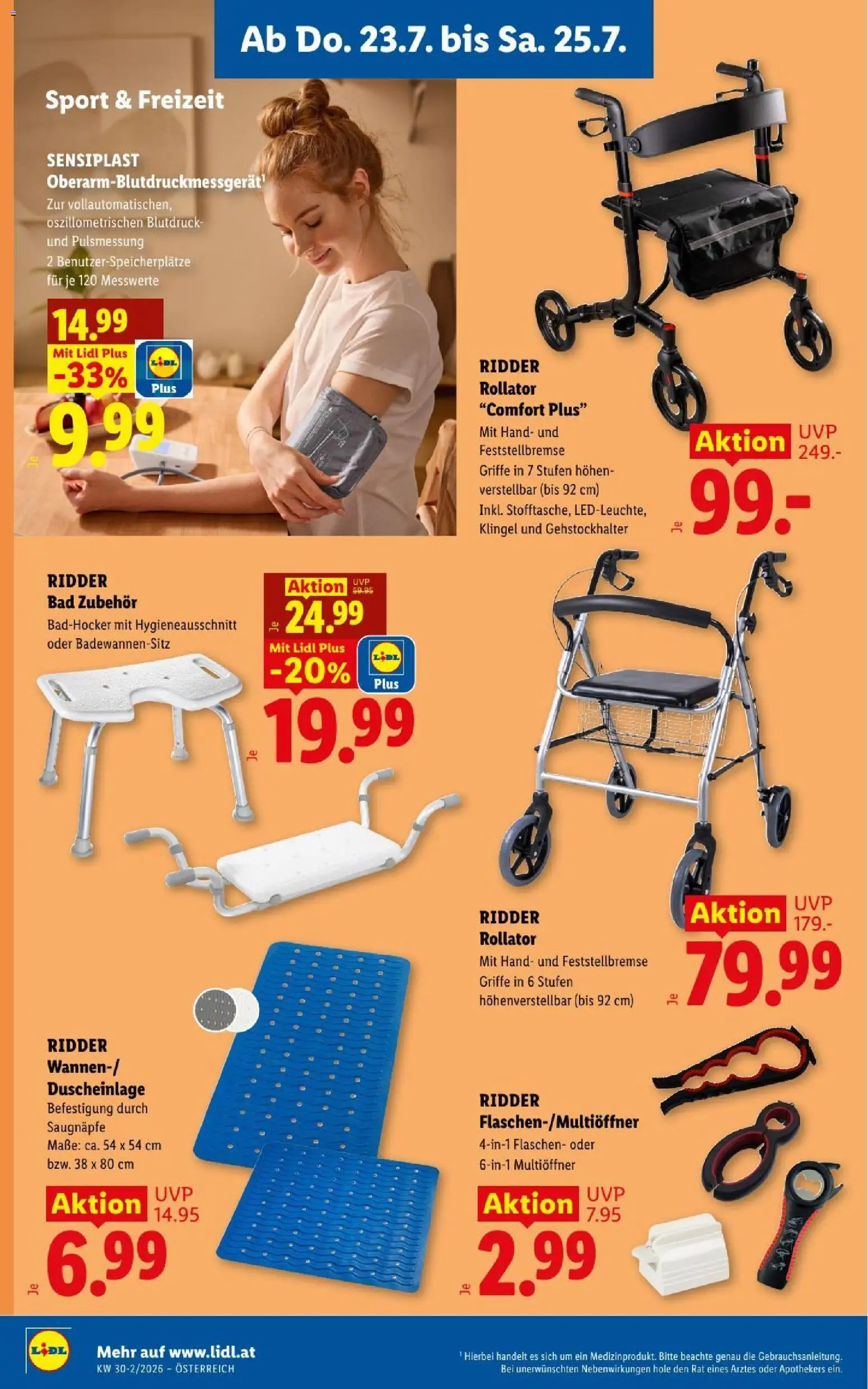 Lidl - Flugblatt gültig ab 23.07.2026 | Seite: 28 | Produkte: Monitor, Bad