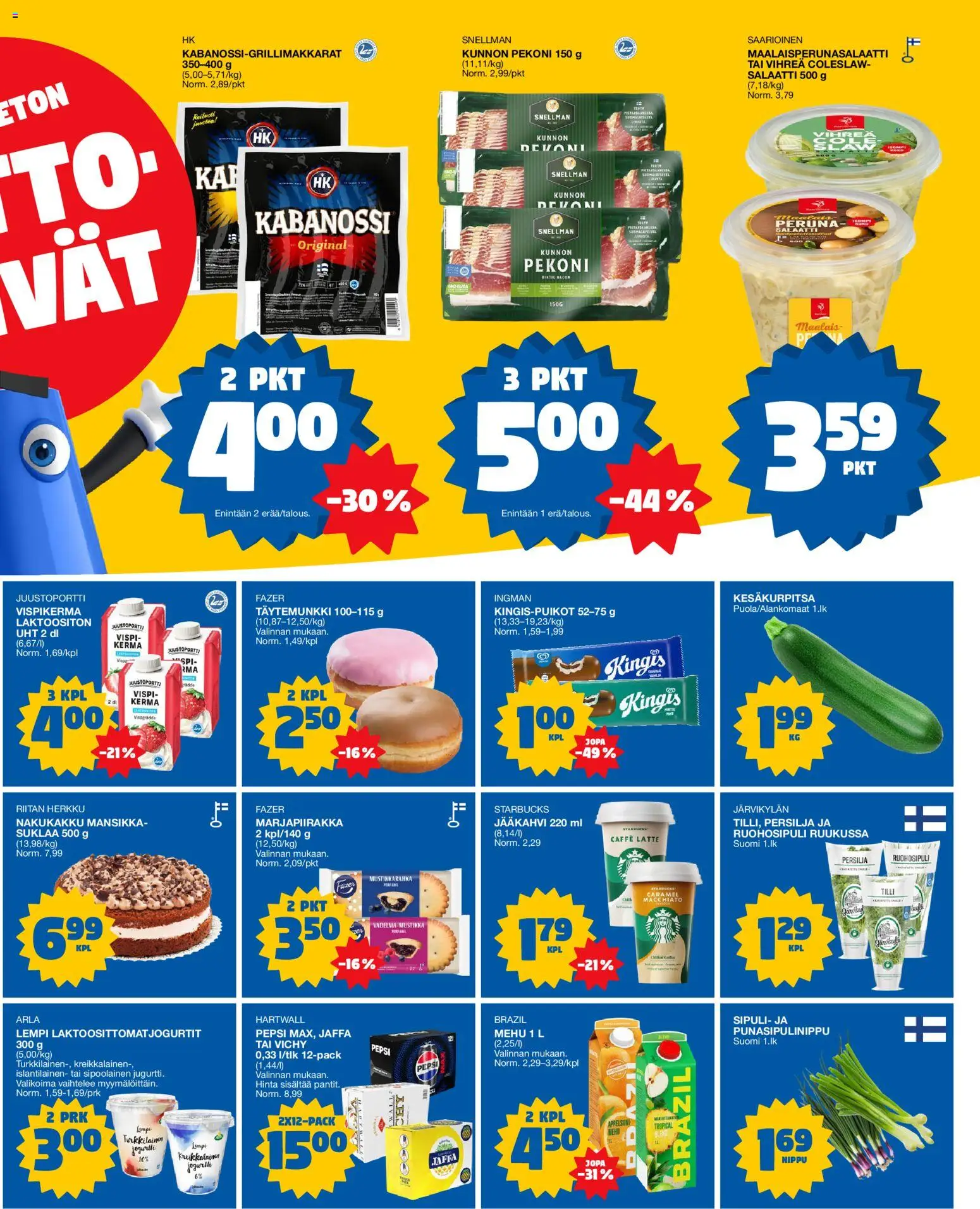 Tokmanni Ruokatarjoukset – voimassa 25/06/2026 alkaen | Sivu: 3