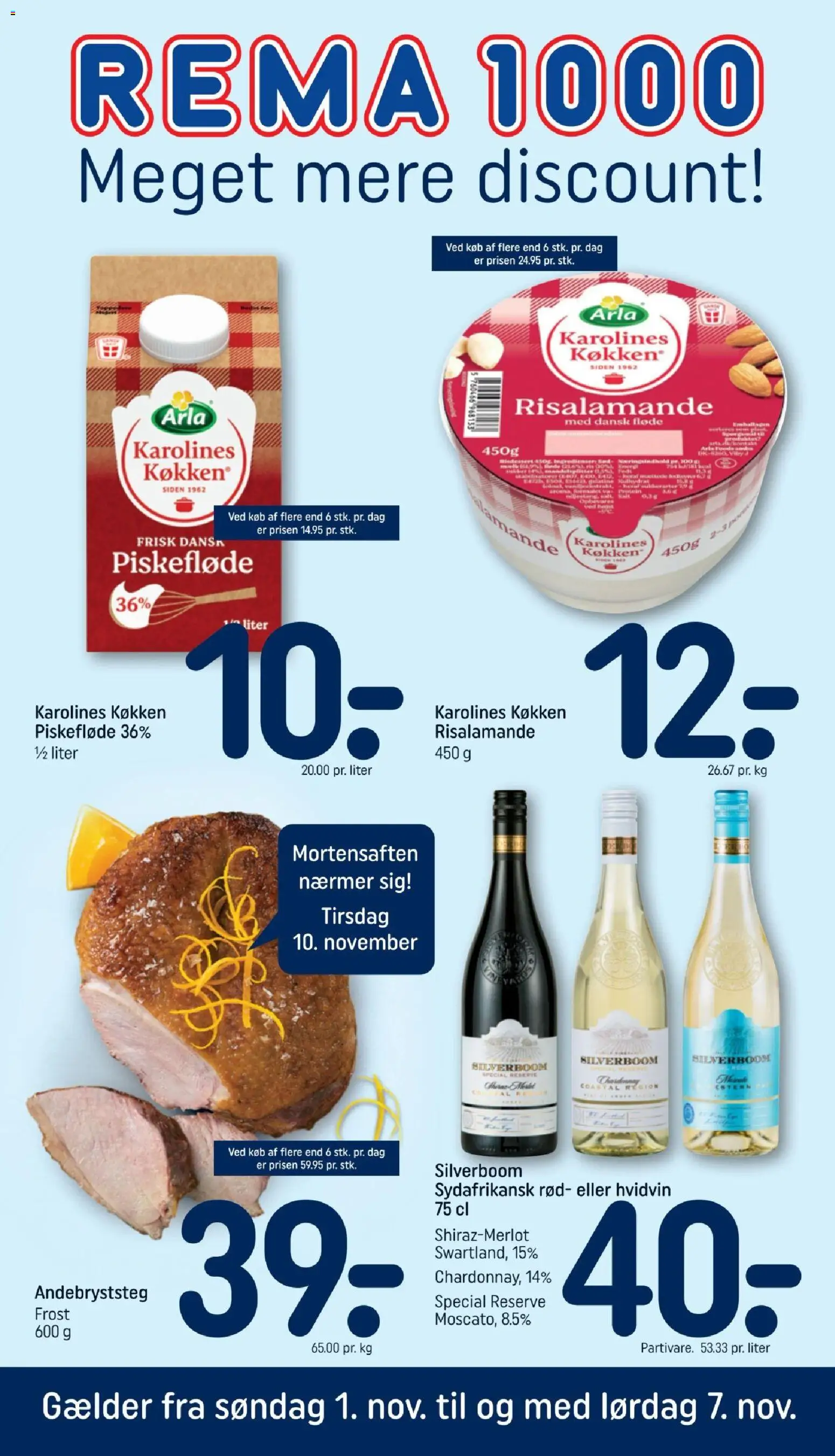 Rema 1000 tilbudsavis – gyldig fra 01/11/2026 | Side: 1