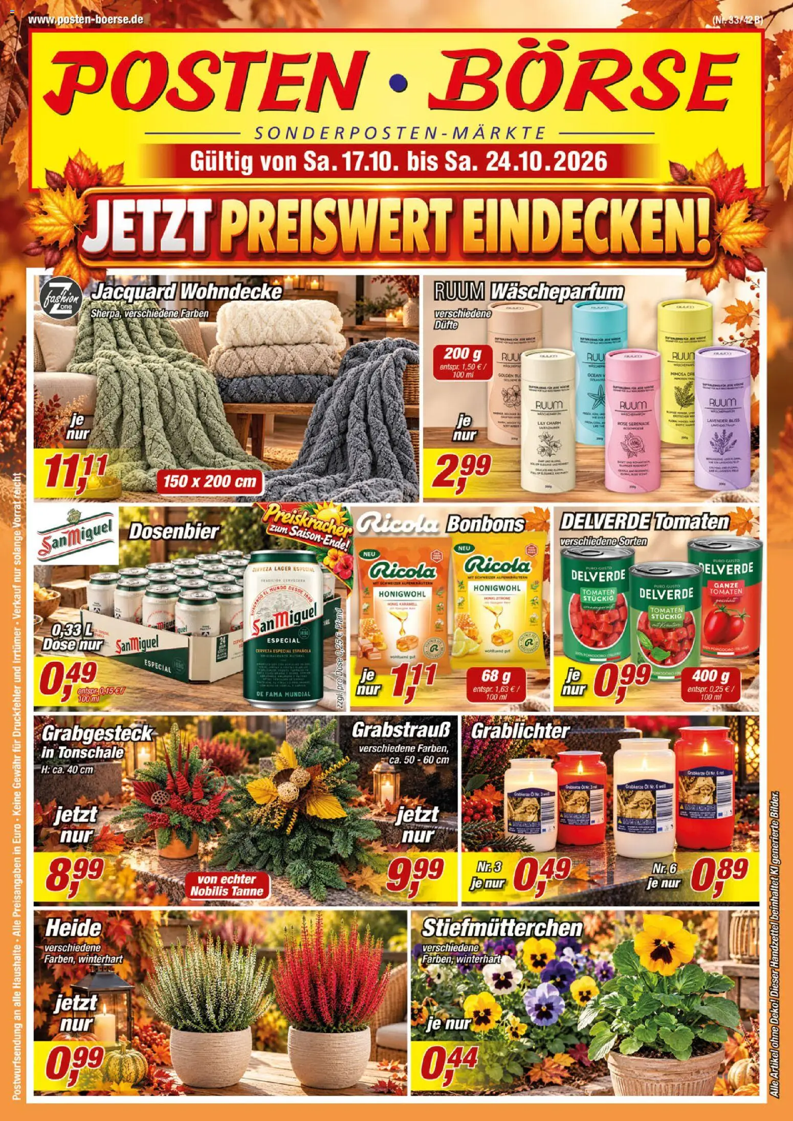 Posten Börse Prospekt – gültig ab 17.10.2026 | Seite: 1