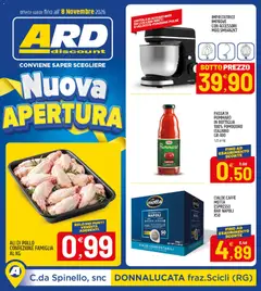 Anteprima del volantino ARD Discount volantino Donnalucata valido a partire dal 25/10/2026