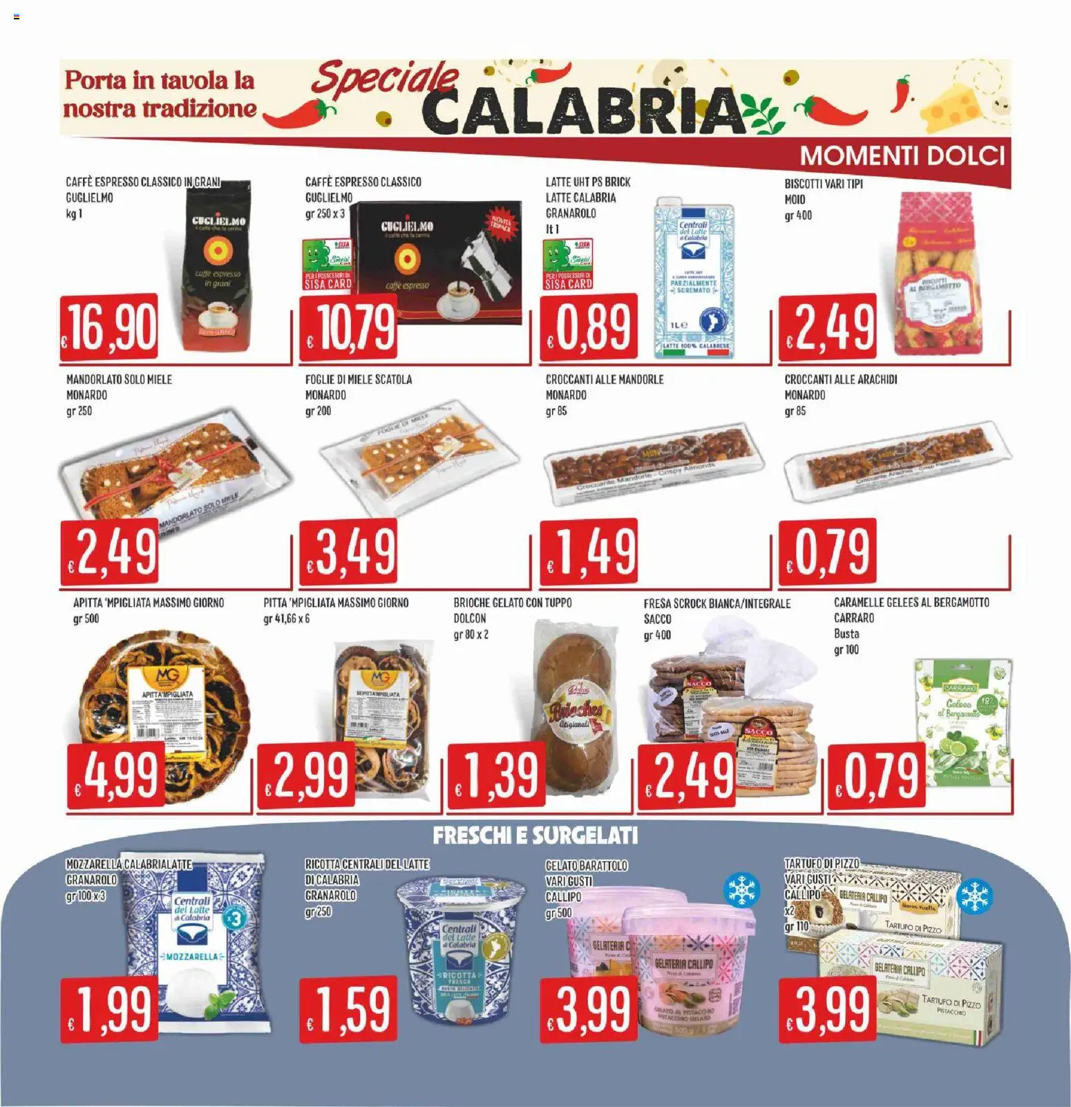 Volantino SISA del 06/08/2026 | Pagina: 3 | Prodotti: Caffè, Latte, Arachidi, Scatola