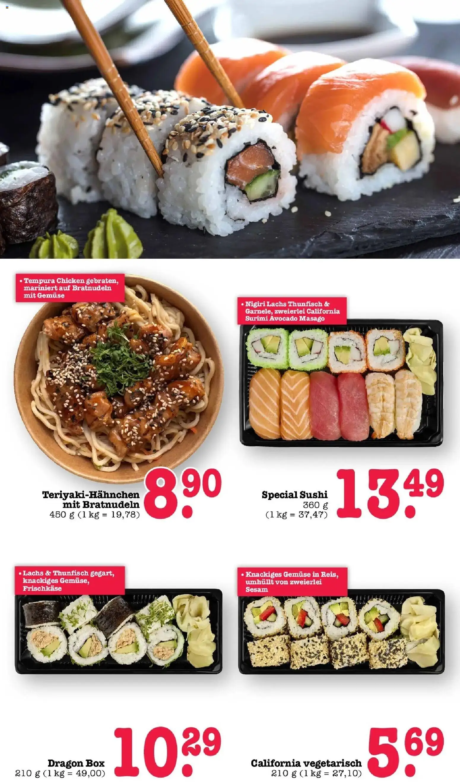Edeka prospekt Wörth Am Rhein	 – gültig ab 04.05.2026 | Seite: 27 | Produkte: Thunfisch, Avocado, Lachs, Gemüse