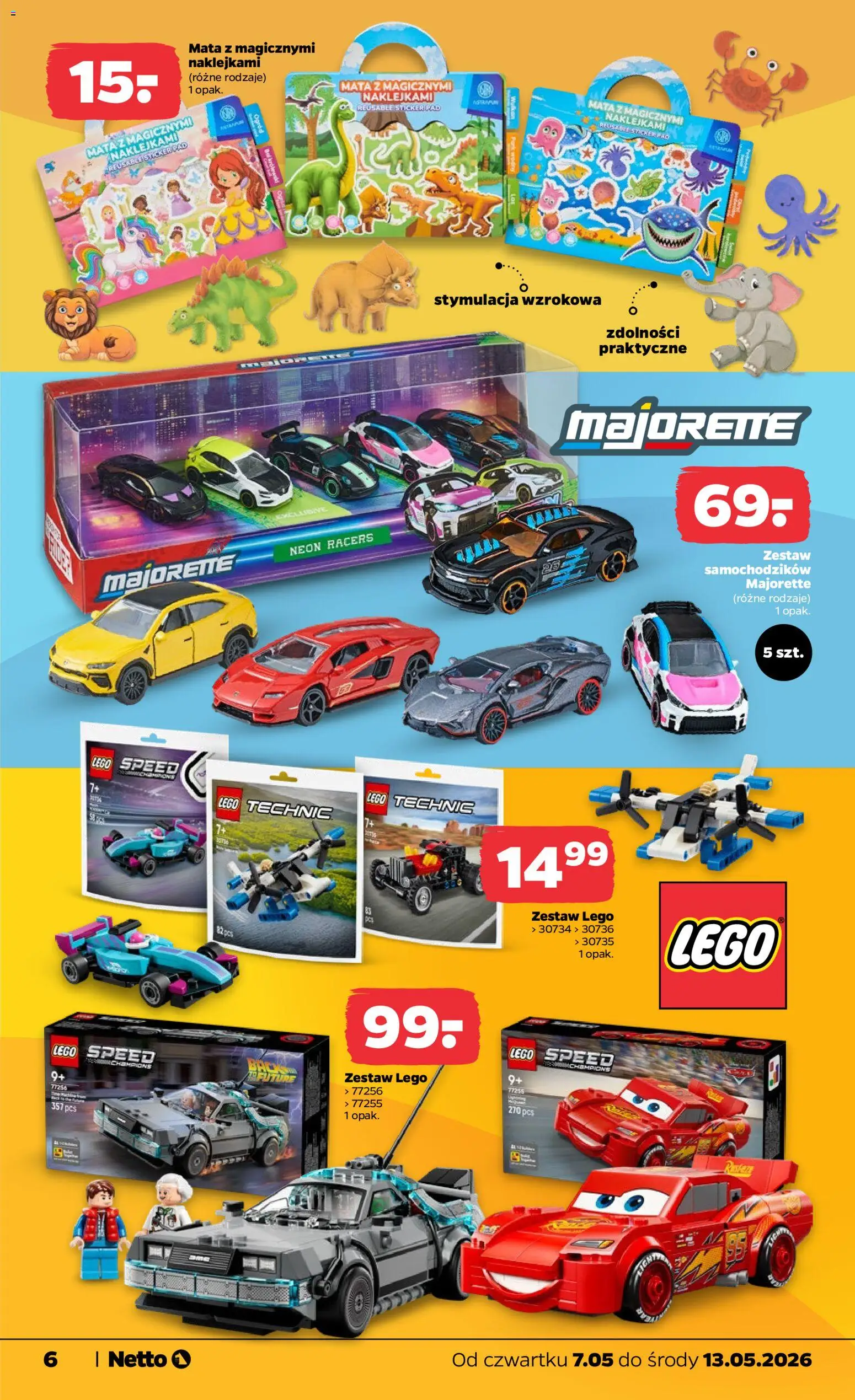 Netto gazetka od czwartku NonFood od 07.05.2026 | Strona: 6 | Produkty: Lego
