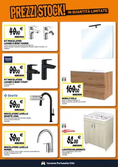 Anteprima del volantino Tecnomat catalogo valido a partire dal 27/08/2026 | Pagina: 5 | Prodotti: Lavello, Miscelatore, Specchio, Luce LED
