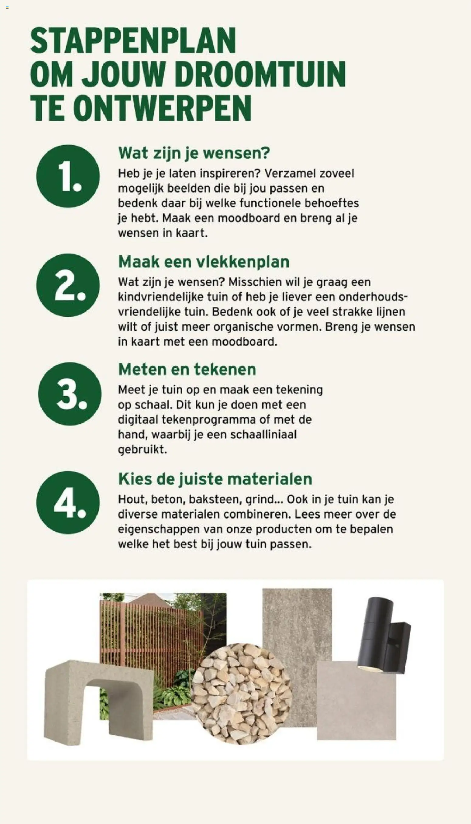 {H1} | Pagina: 15 | Producten: Kan, Verband, Tafel