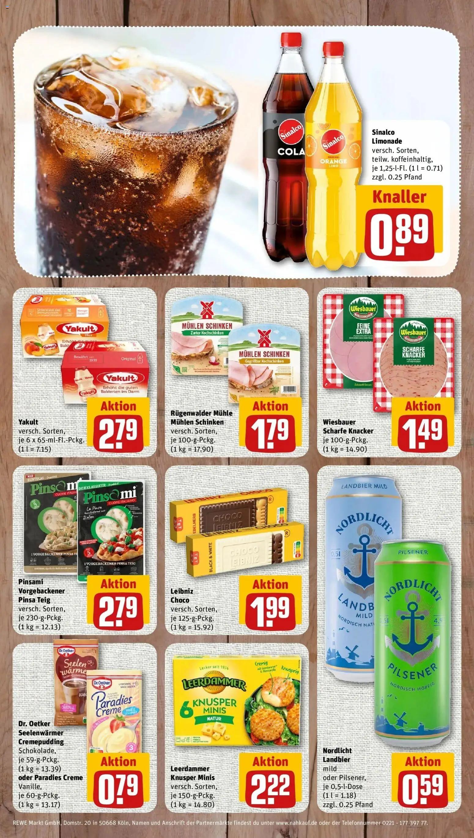 REWE Prospekt ab 12.10.2026 zum Blättern » Angebote | Seite: 11 | Produkte: Mühle, Cola, Leerdammer, Schinken