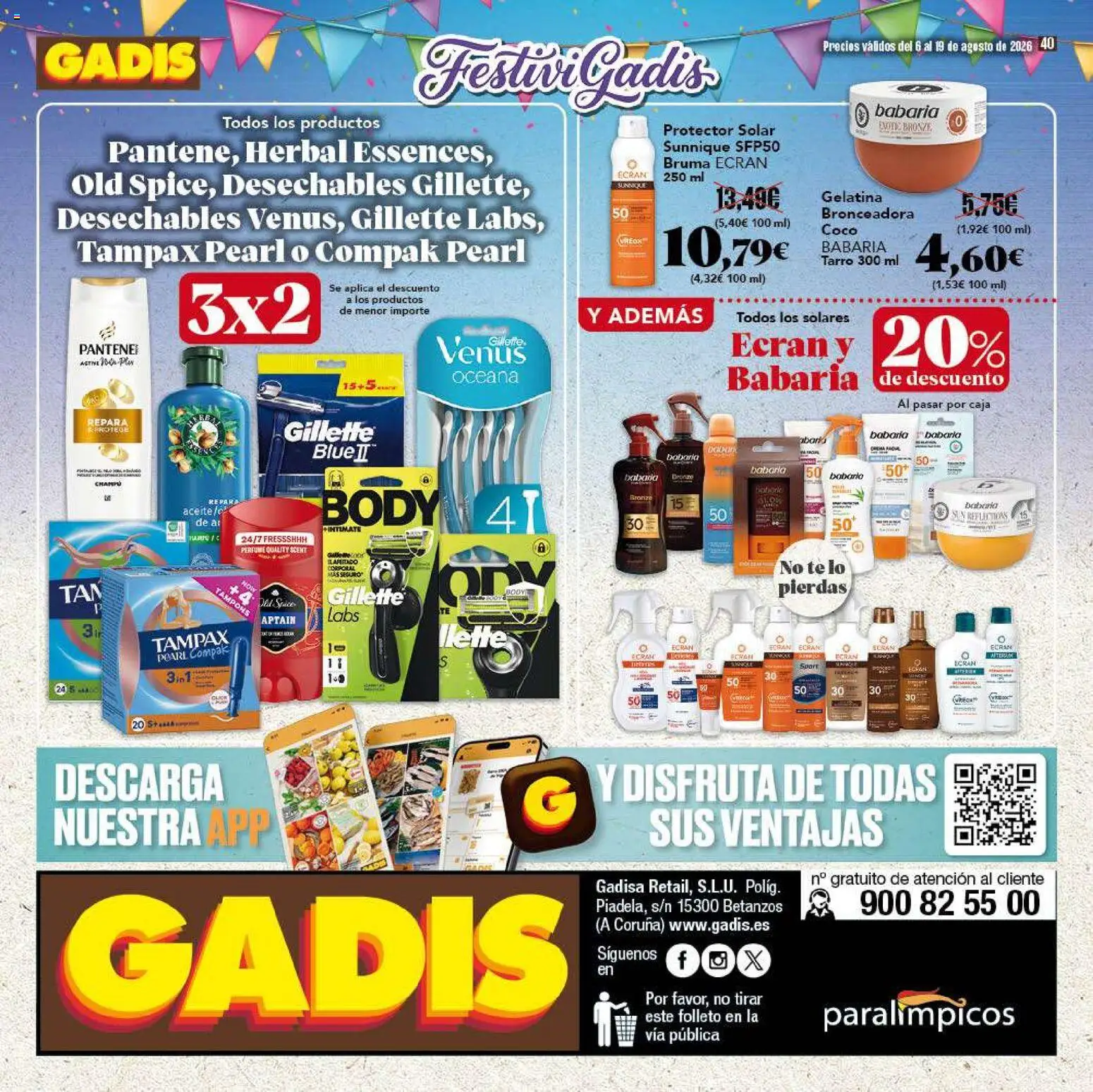 Gadis folleto │ válido desde el 06/08/2026 | Página: 40