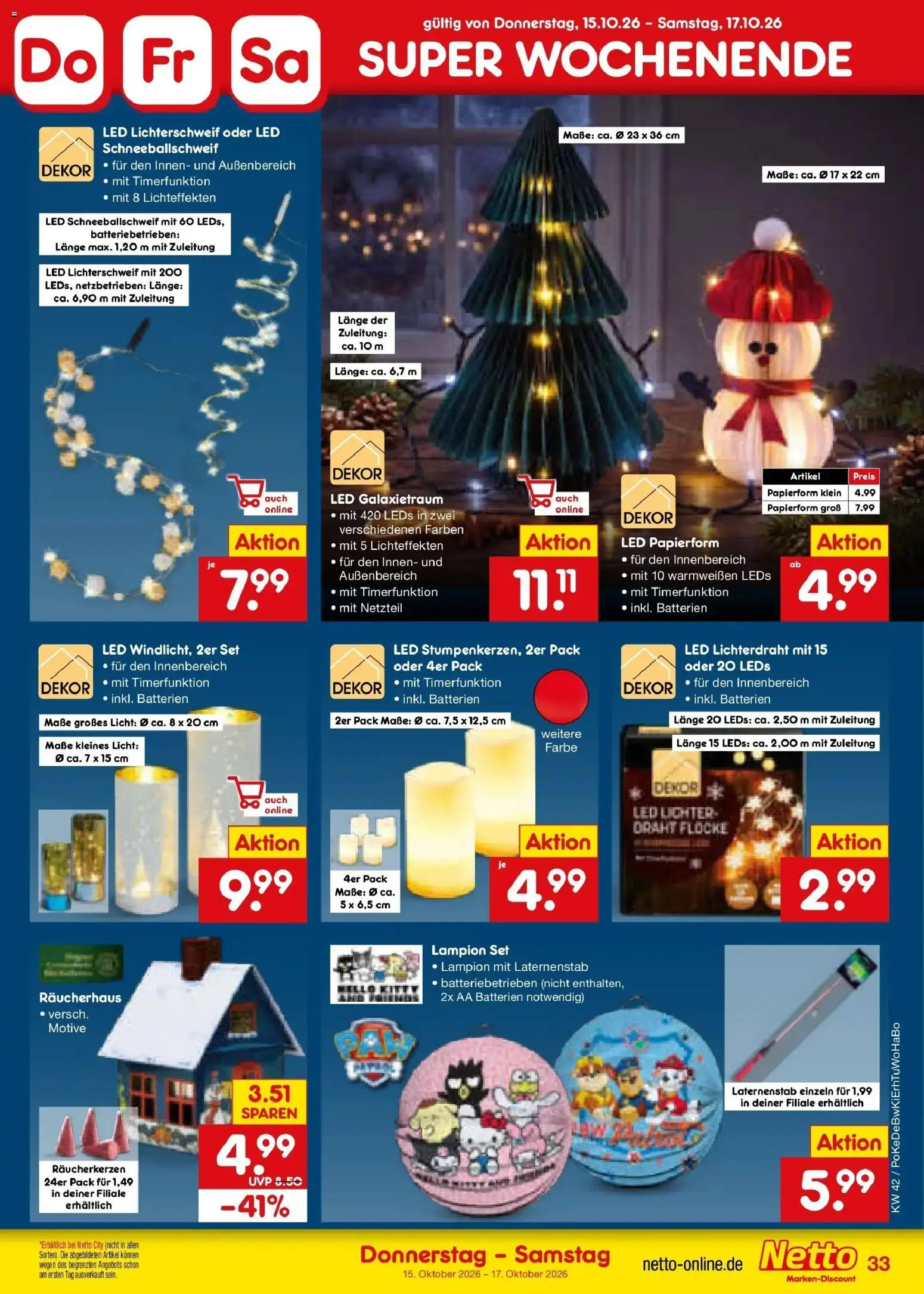 Netto Marken-Discount Prospekt Amberg (ab 12.10.2026) » Angebote | Seite: 45 | Produkte: Batterien, Netzteil