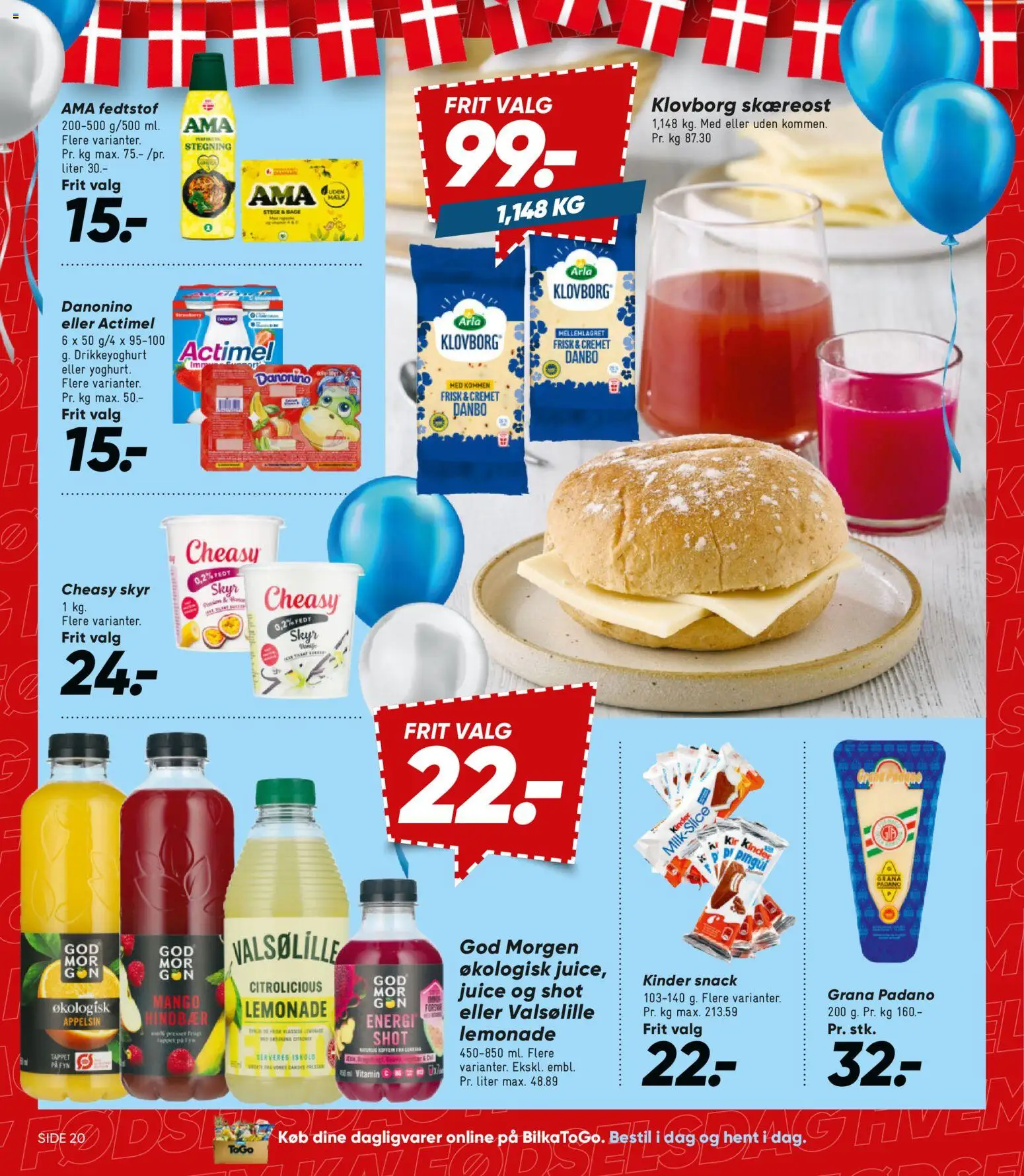Bilka tilbudsavis – gyldig fra 04/09/2026 | Side: 26 | Produkter: Mango, Skyr, Hindbær, Drikkeyoghurt