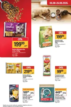 Maxi katalog - pregled Maxi kataloga - važi od 13.08.2026 | Strana: 52 | Proizvode: Govedina, Pedigree, Granule za pse, Piletina