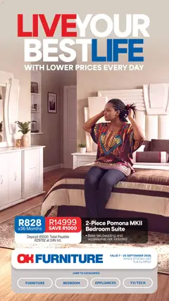 OK Furniture specials catalogue – valid from 07/09/2026