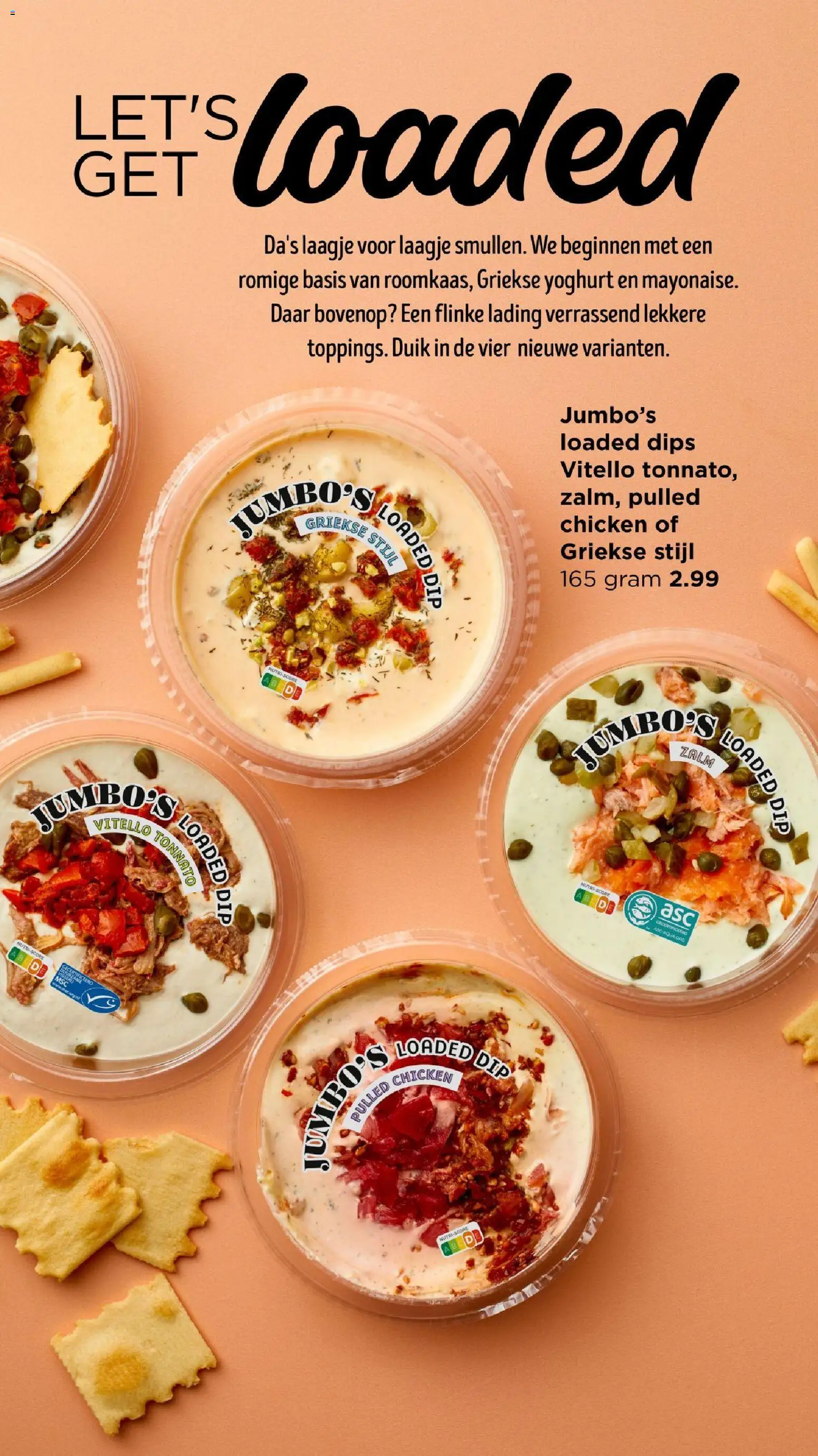 {H1} | Pagina: 50 | Producten: Zalm, Pulled chicken, Griekse yoghurt, Dip