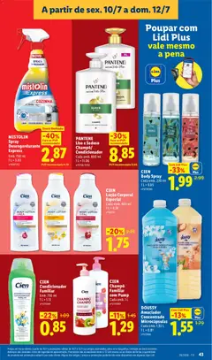 Pré-visualização Lidl folheto válido de 06/07/2026 | Página: 43 | Produtos: Fragrância, Shampoo, Condicionador