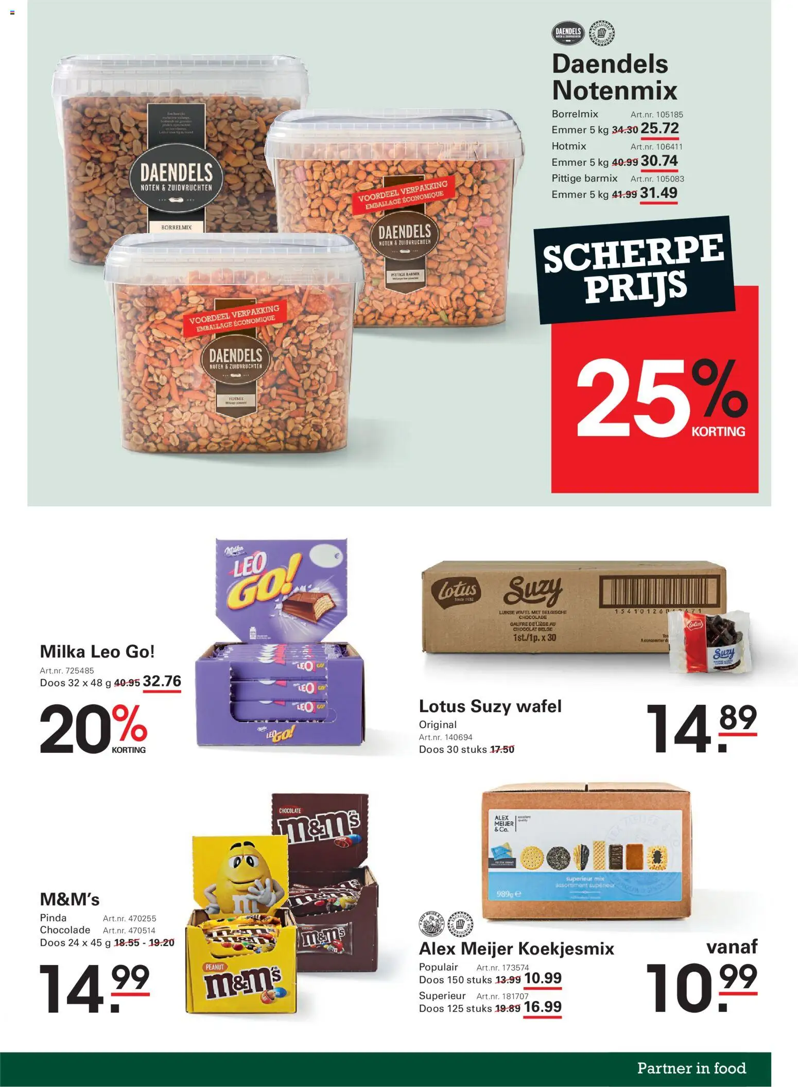 {H1} | Pagina: 13 | Producten: Noten, Chocolade