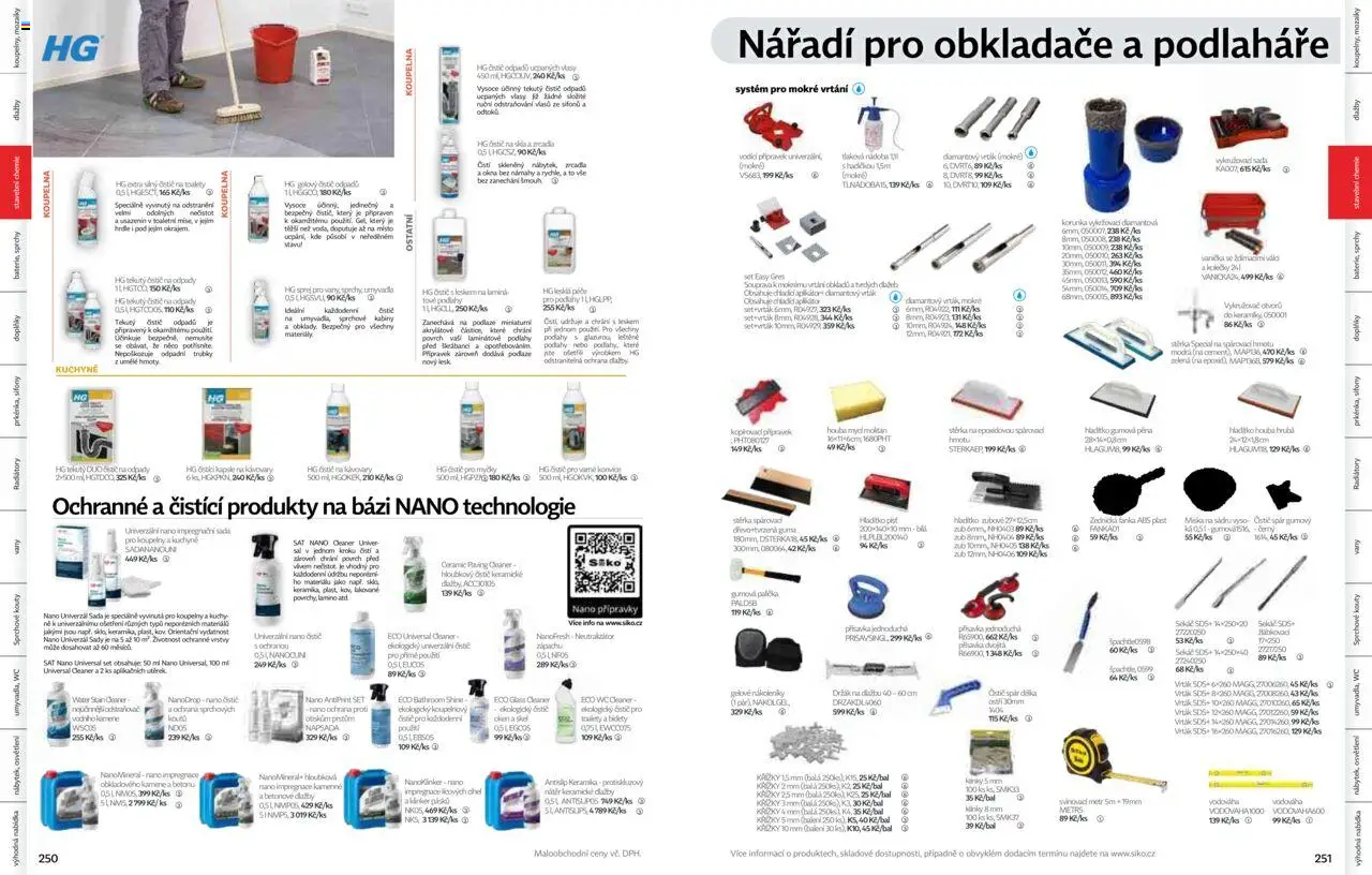 Siko koupelny katalog Koupelny 2025/2026 od 14.10.2025 | Strana: 126 | Produkty: Osvětlení, Univerzální čistič, Nářadí, Kuchyně