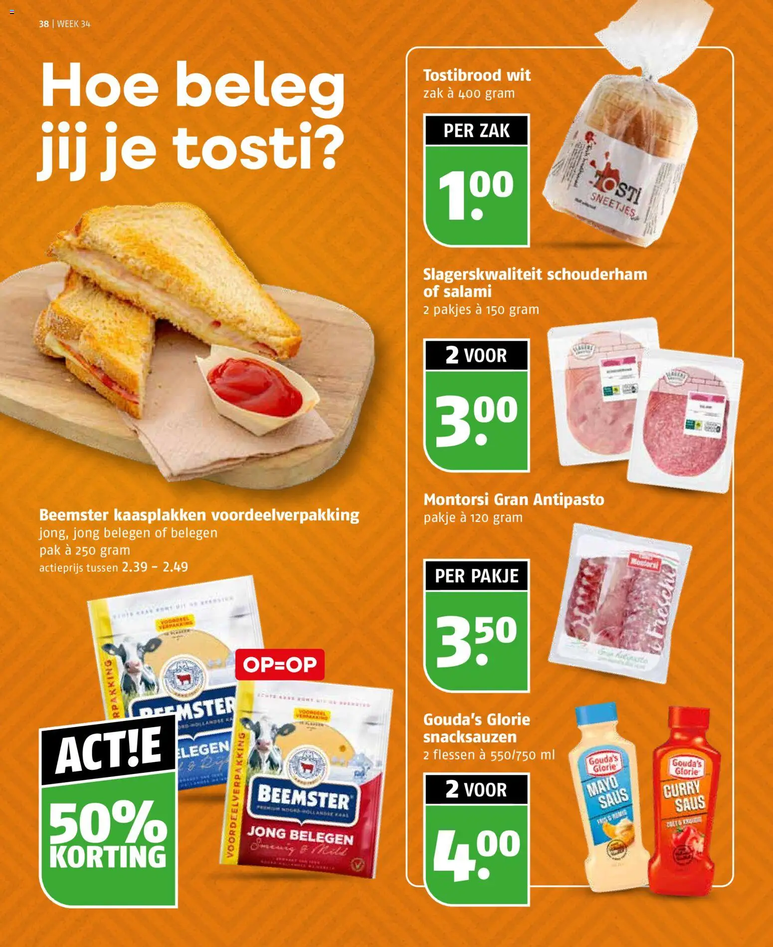 {H1} | Pagina: 38 | Producten: Salami, Zak, Saus
