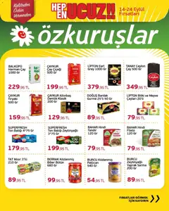 14 Eylül 2026 tarihinden itibaren geçerli olan Özkuruşlar kataloğu önizlemesi | Sayfa: 2