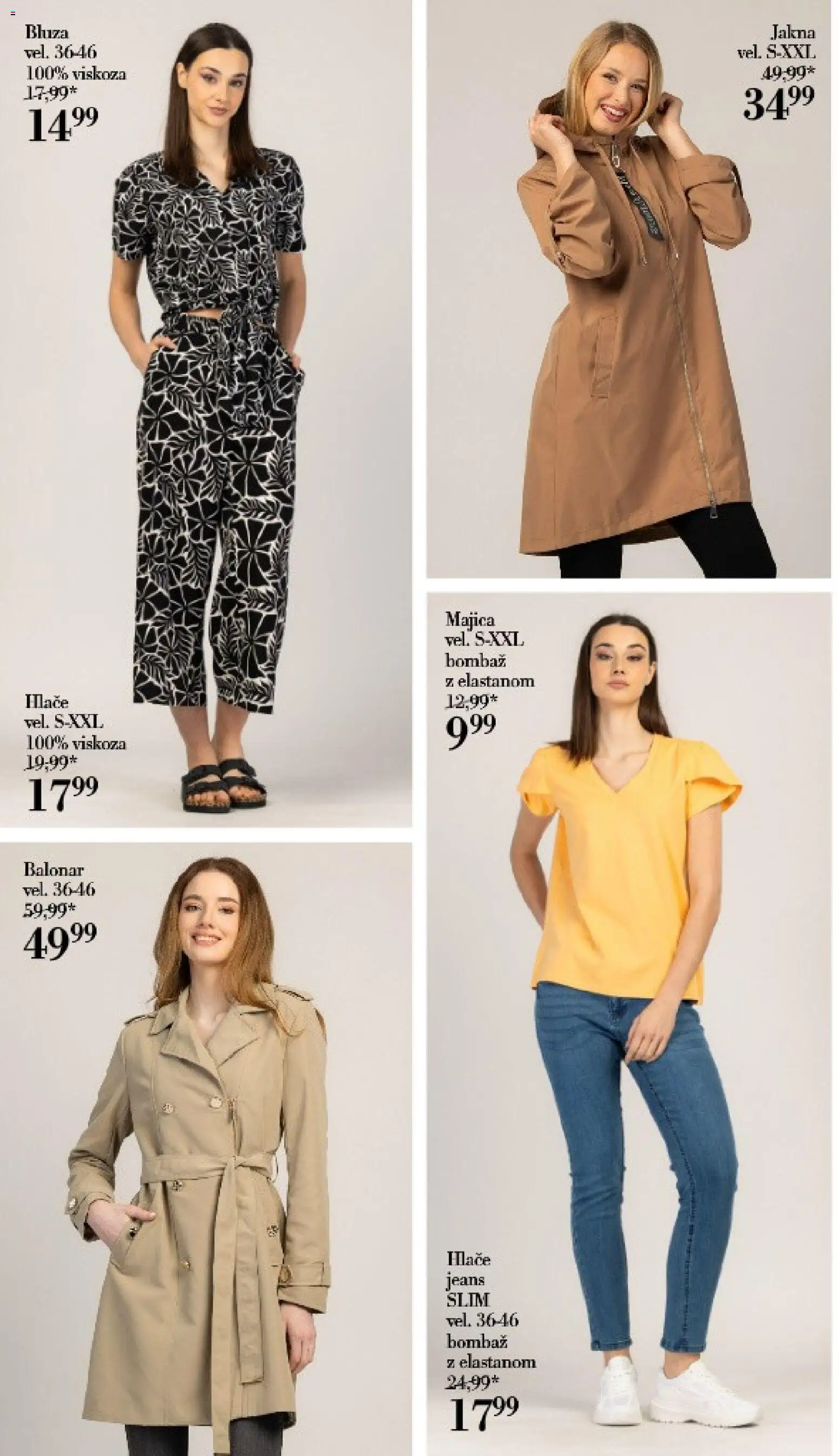 Novi Mana katalog ponudbe – veljaven od 15.04.2026 | Stran: 2 | Izdelki: Majica, Jakna, Hlace