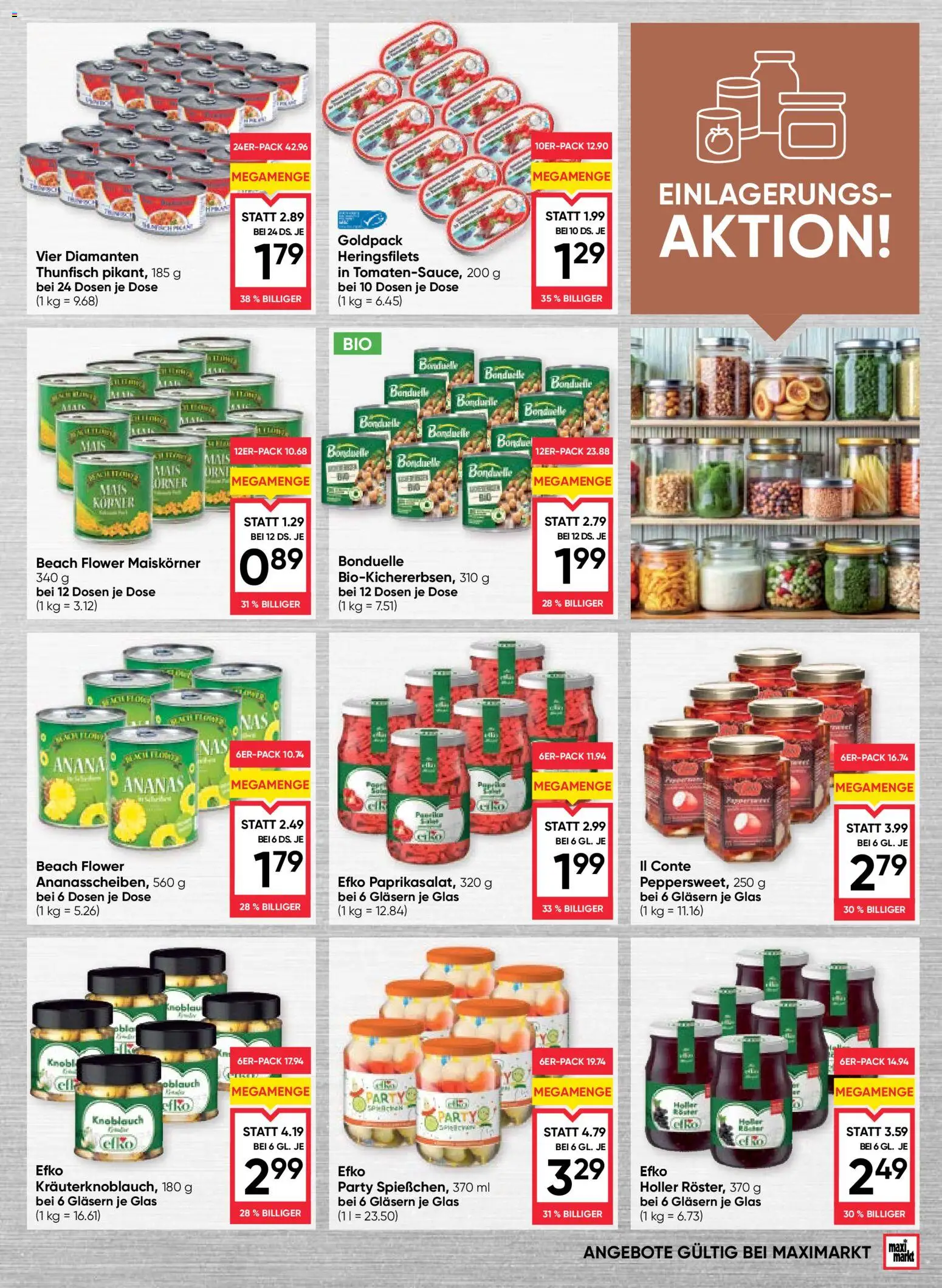 Maximarkt maxi.wochenende gültig ab 01.10.2026 | Seite: 5 | Produkte: Knoblauch, Mais, Ananas