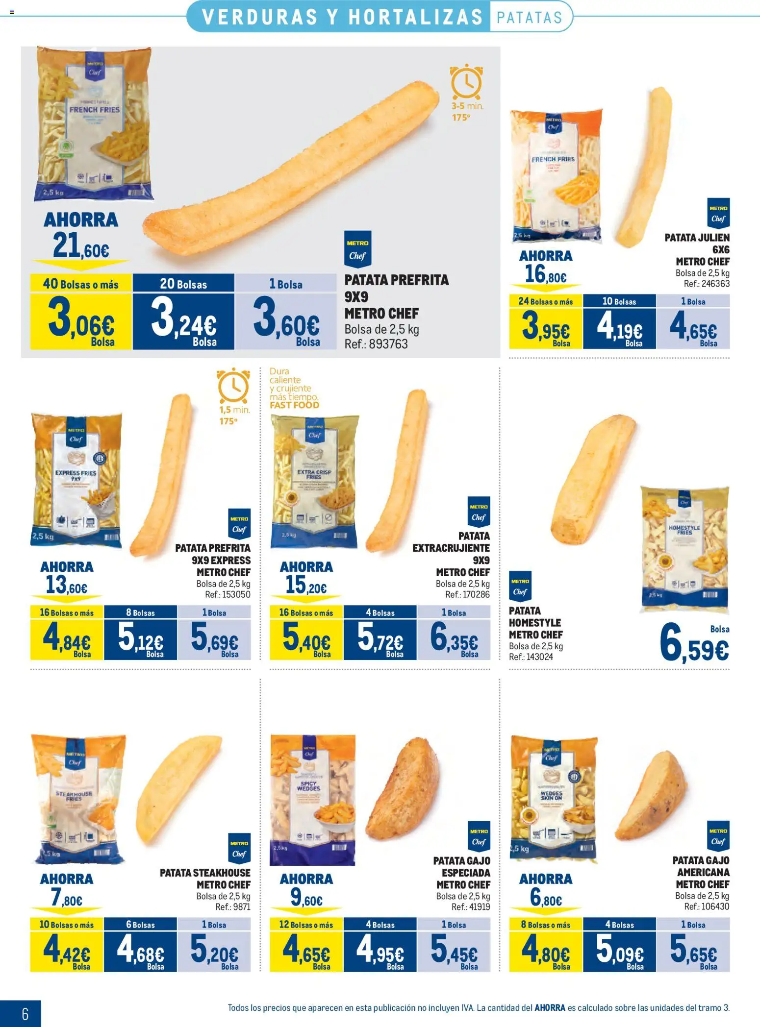Makro Congelados Centro │ válido desde el 03/08/2026 | Página: 6 | Productos: Bolsa