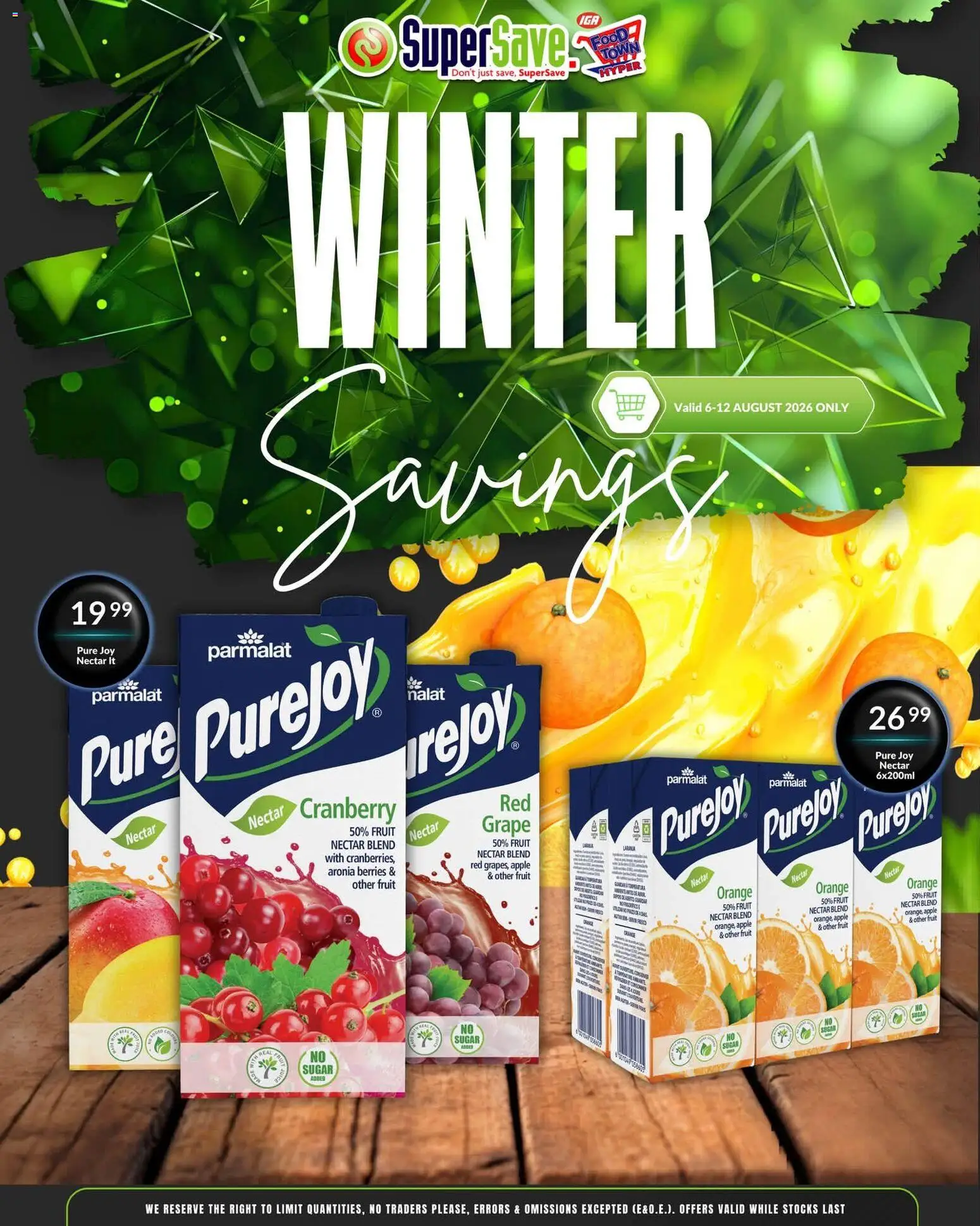 New Super Save catalogue – valid from 06/08/2026 | Page: 26 | Products: Juice, Fruit, Sugar