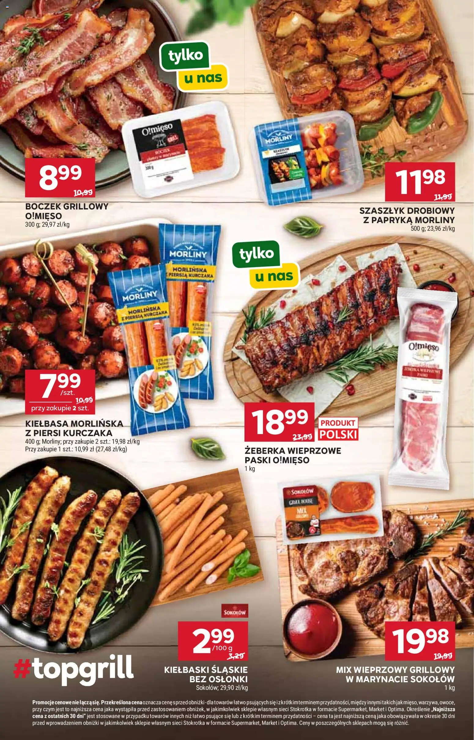 Stokrotka gazetka od 11.06.2026 | Strona: 16 | Produkty: Piersi, Stokrotka, Papryka, Boczek