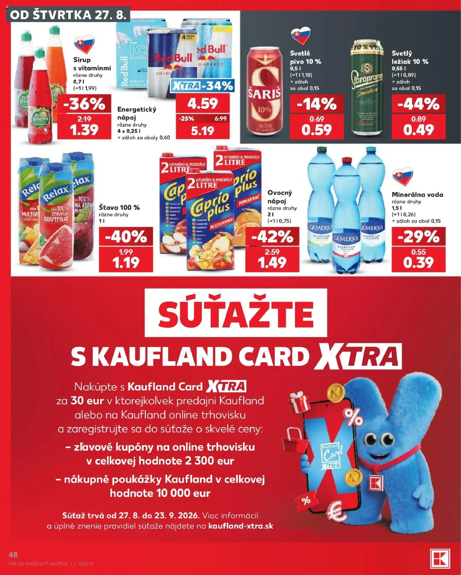Nové Kaufland akcie – leták je platný od 27.08.2026 | Strana: 48