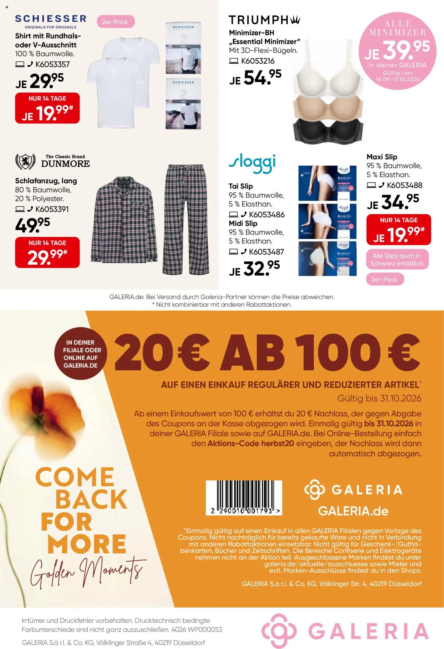 Galeria Karstadt Kaufhof Prospekt – gültig ab 28.09.2026 | Seite: 44