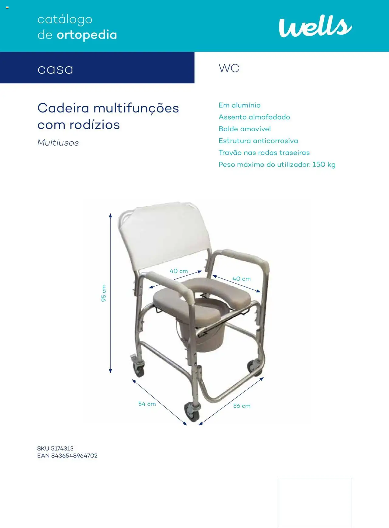 Well’s Catálogo de Ortopedia │ válido de 12/02/2024 | Página: 135 | Produtos: Balde, Cadeira