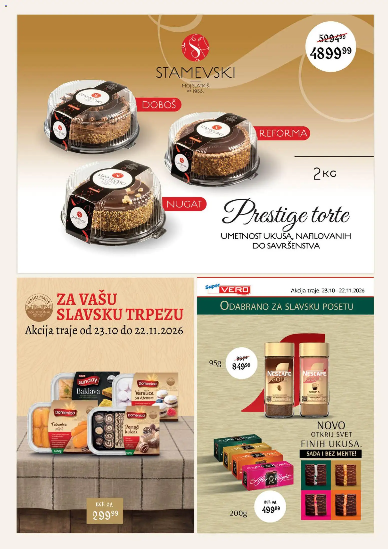 SuperVERO katalog - važi od 23.10.2026 | Strana: 18 | Proizvode: Baklava, Nescafé