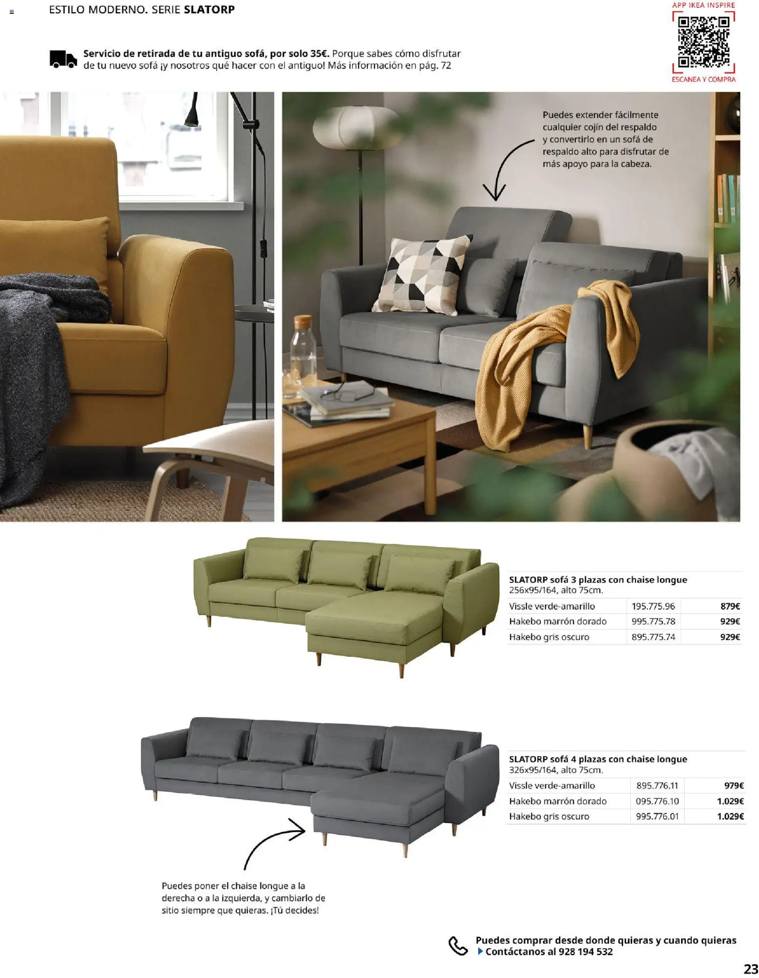 IKEA - Sofás │ válido desde el 28/09/2026 | Página: 23 | Productos: Cojín, Sofá